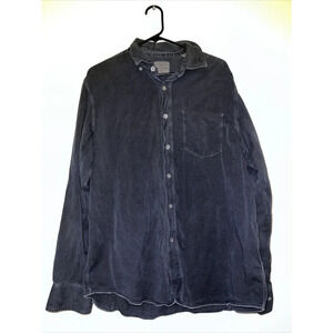 tommy bahama button down shirt large long sleeve